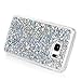 YOKIRIN Galaxy S7 Edge Bling Case,Luxury Sparkle Shinning Protective Bumper 3D Bling Diamond Glitter Paillette Flexible Soft Rubber Gel TPU Protective Slim Fit Cover for Samsung Galaxy S7 Edge,Silvery