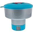 U.S. Pool Supply Pool Chlorine Floater Dispenser with Pop-Up Refill Indicator - Holds 3" Tablets, 7" Diameter, Large Durable Floating Chlorinator, Adjustable Flow for Balanced Chemical Delivery