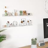 Lifewit Floating Shelves for Vinyl Records 6 Pack 12 inch Clear Acrylic Wall view 8