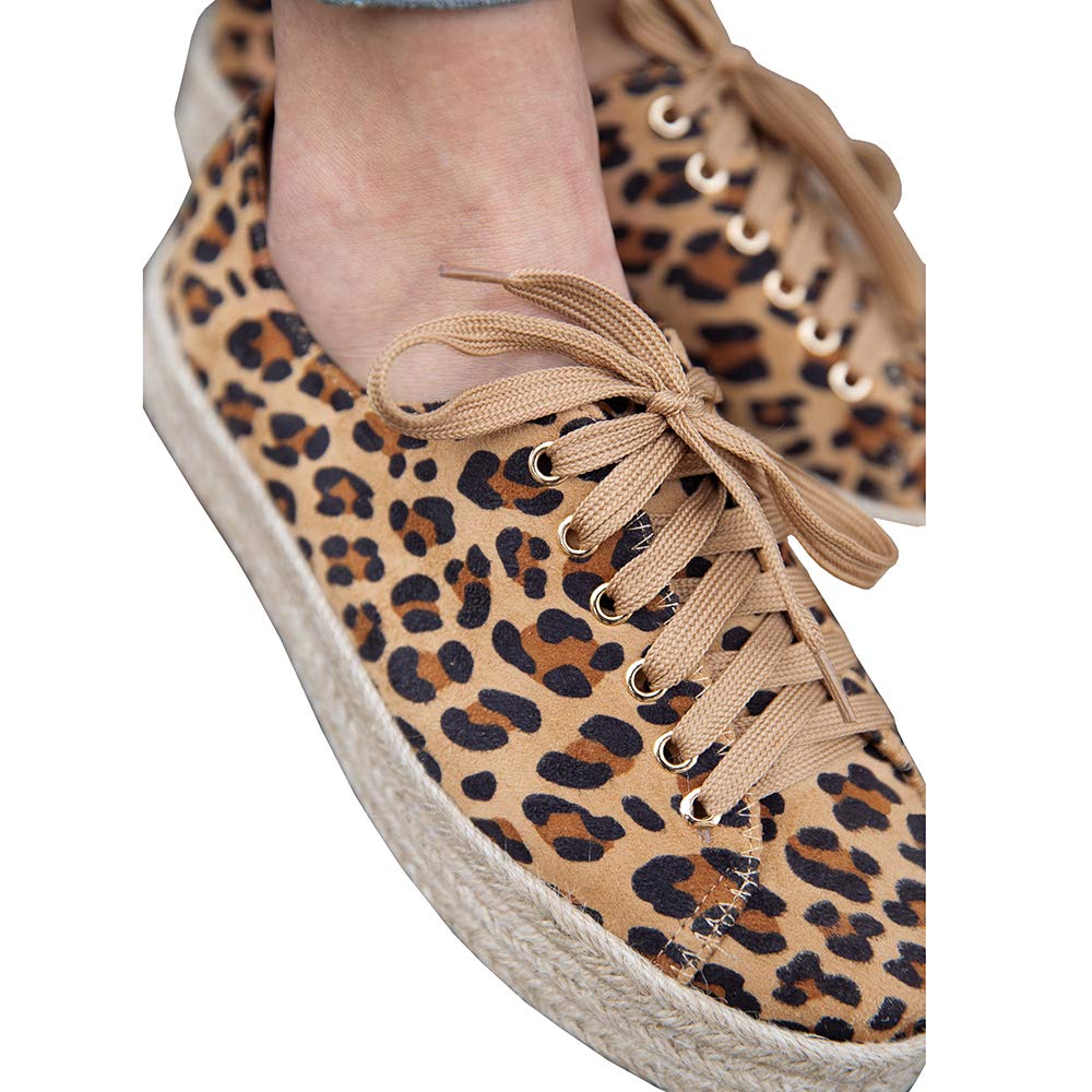 LAICIGO Women's Sneaker Casual Fashion Loafer Slip-On Espadrille Flat Canvas Shoes - Image 5