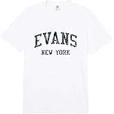 Evans NY JN5 Vintage Athletic Blue Design Comfort Colors Adult Heavyweight T-Shirt