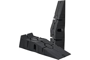 GAOMON Car Service Ramps,Portable Low Profile Car Ramps for Maintenance or Oil Changes,5 Ton (12000 LB) Capacity,Lift Height 6.7", Home Garage,Vehicle Auto Garage Repair 2 Pack