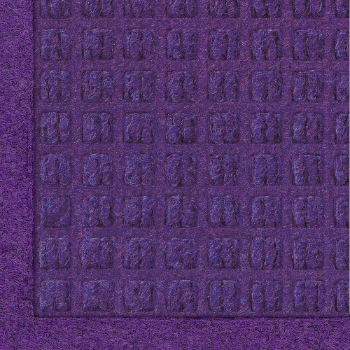 Andersen 280 WaterHog Fashion Polypropylene Fiber Entrance Indoor/Outdoor Floor Mat, SBR Rubber Backing, 10' Length x 4' Width, 3/8" Thick, Purple