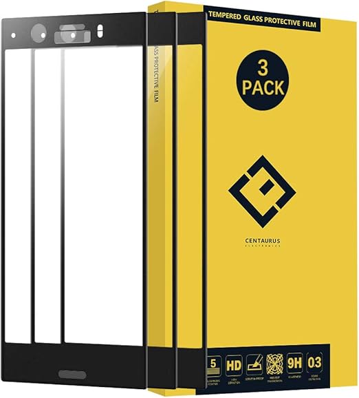 Amazon Com Screen Protector Replacement For Xz1 Compact 3 Pack 3d Curved Anti Scratch Anti Fingerprint Hd Clear Full Coverage Tempered Glass Protective Film Compatible With Sony Xperia Xz1 Compact 4 6