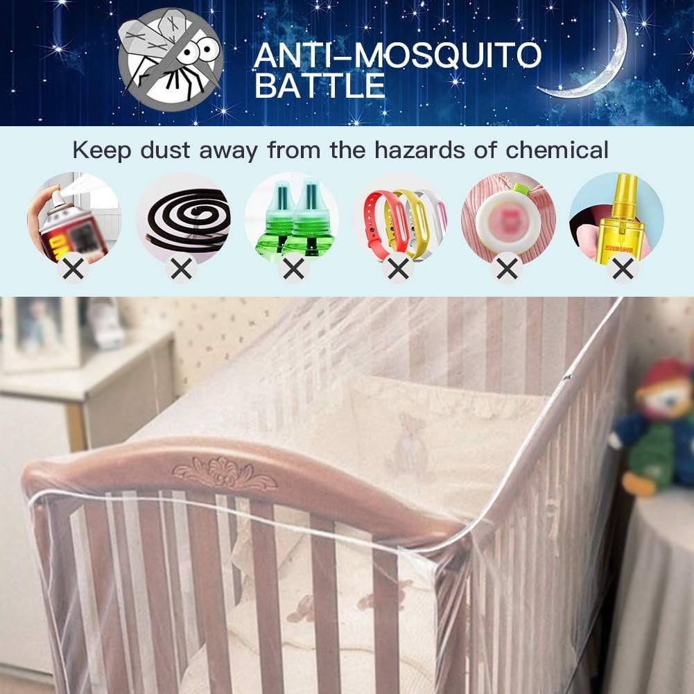 Moustiquaire Pour Lit De Bebe Moustiquaire Pour Bebe Avec Moustiquaire Et Fermeture Eclair Pour Un Acces Rapide Et Facile A Votre Bebe Blanc 160 X 80 X 65 Cm Amazon Fr Bebes Puericulture