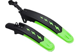 MAKELEN Bike Fender Set Mudguard Set Front and Rear 2 Parts-Universal Full Cover Thicken Widen Bicycle Adjustable Bike Fender Mud Guard Mudflap for MTB Road Bike Mountain Bike