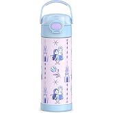THERMOS FUNTAINER Water Bottle with Spout, 16oz, Frozen | Kids Stainless Steel Insulated Water Bottle, Keeps Drinks Cold Longer for School &amp; Play, BPA-Free