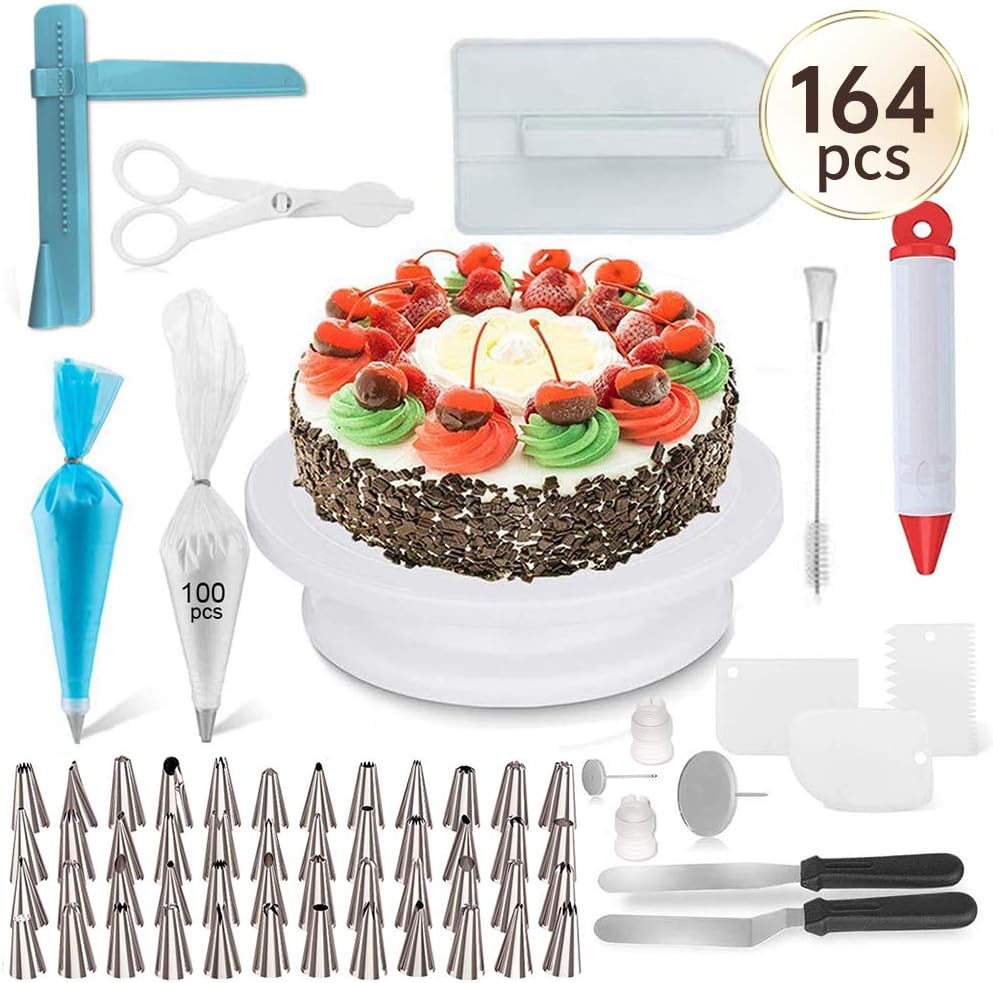 Muffin Facile A Nettoyer Creme Bk Origin Poche A Douille Patisserie Reutilisable Hyper Resistant Avec 7 Douilles Acier Inoxydable Piping Bag Accessoires Pour Decoration De Gateaux Ustensiles A Patisserie Cuisine Et Maison