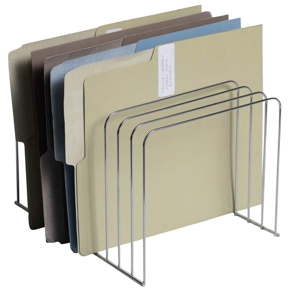 Klickpick Office Wire Desk File Organizer with 11 Divider Sections
