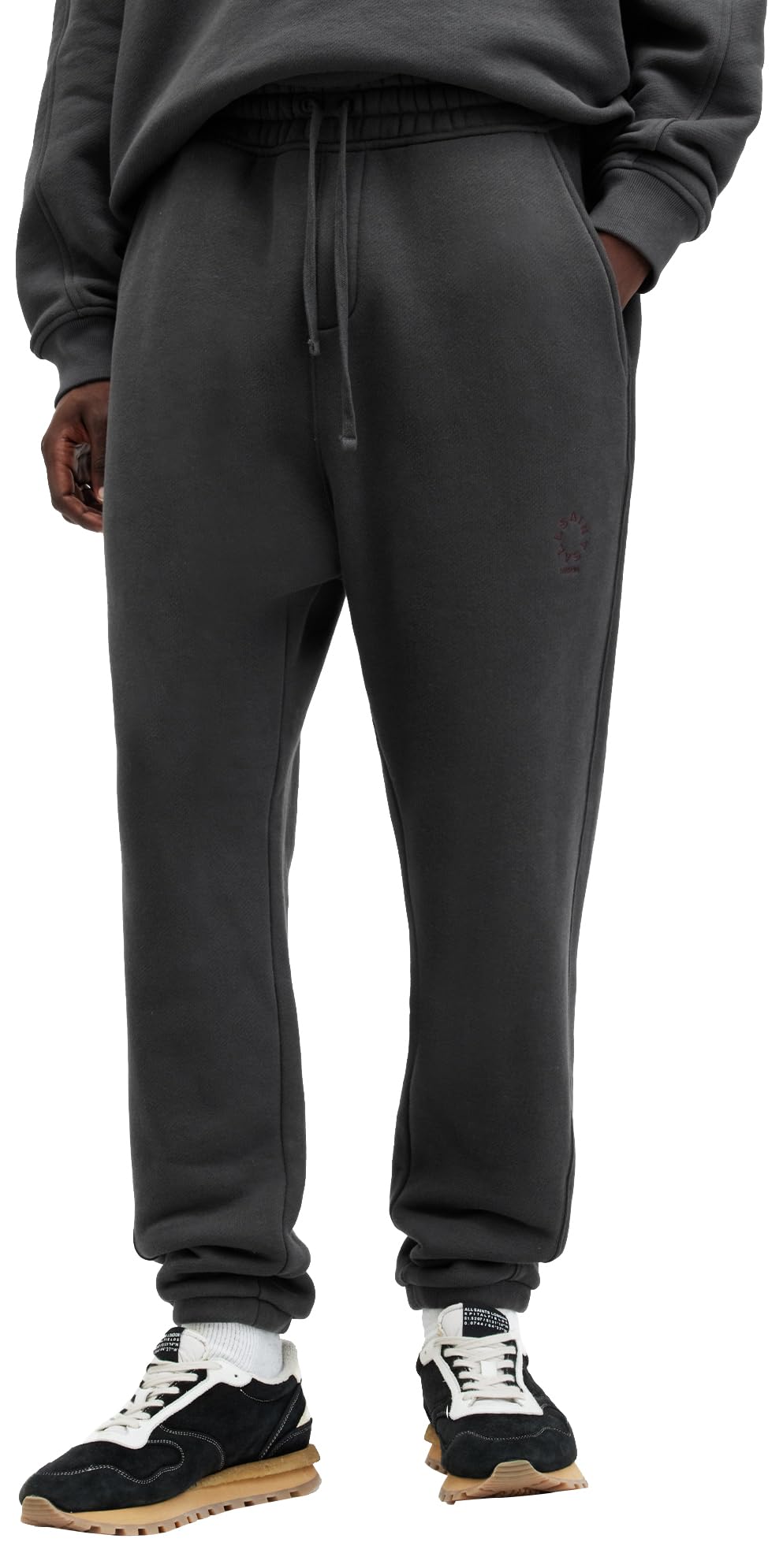 Photo 1 of AllSaints Men's Haven Sweatpant, Washed Black  / XS