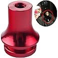 Dewhel JDM SHIFT KNOB BOOT RETAINER/ADAPTER FOR MANUAL GEAR SHIFTER LEVER 10X1.5 Color Red