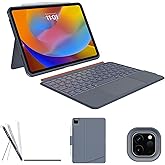 Detachable Keyboard Case for iPad Pro 11 inch(4th, 3rd, 2nd gen): Wireless Magnetic Keyboard with Removable Cover, Multi-Touc