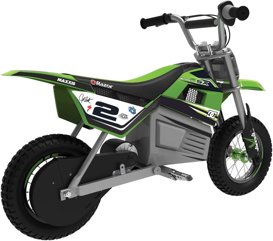 razor dirt bike green