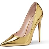 Elisabet Tang High Heels, Women Pumps Pointed Toe Stilettos 4.7 inch/12cm Sexy Heels Party Shoes