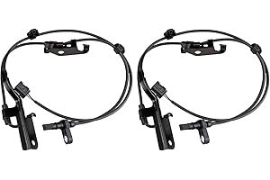 RUIZURE Front ABS Wheel Speed Sensor Left & Right fit for 06-18 Toyota Rav4 2006 2007 2008 2009 2010 2011 2012 2013 2014 2015 2016 2017 2018, ALS2319 ALS2320, 2pcs
