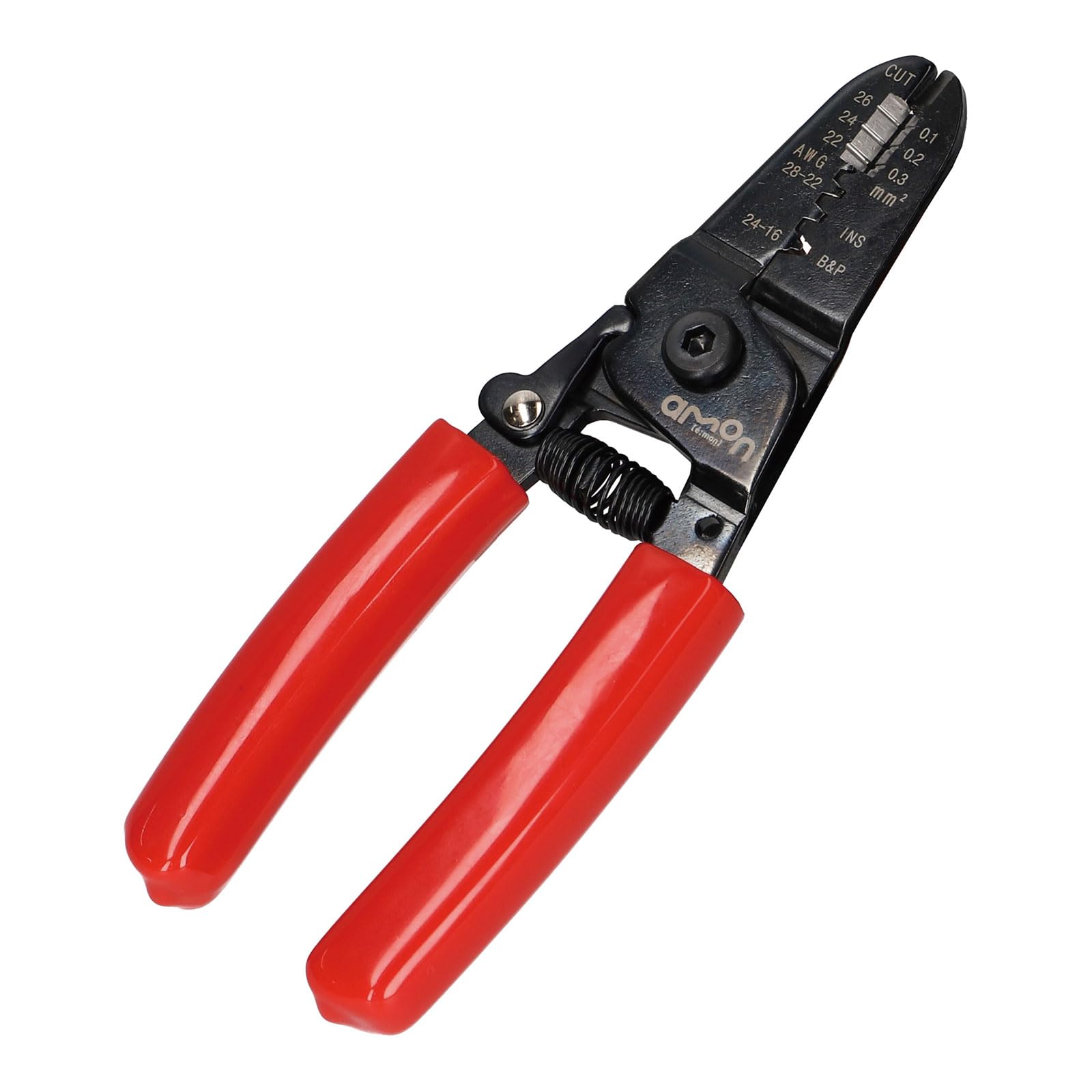 エーモン(amon) 細線用電工ペンチ 0.3sq以下のコードに対応 全長約160mm 1431商品画像