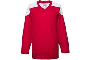 EALER H100 Series Blank Ice Hockey Practice Jersey League Jersey for Men and Boys - Senior and Junior - Adult and Youth