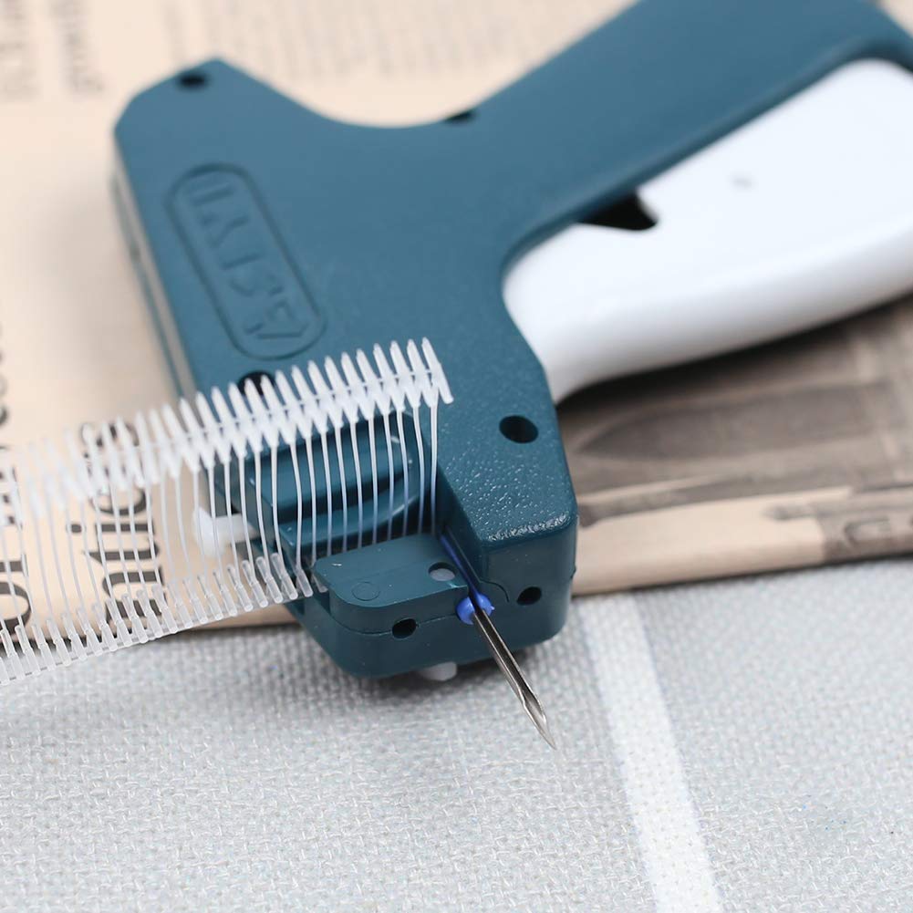 Koogel Etikettierpistole, Heftpistole Etiketten pistole mit 5 Ersatznadeln und 3000 Heftfäden für Kleidung Preisschilder Etiketten Preis Marke Tags Schild