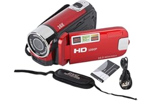 4K Video Camera Camcorder, 48MP YouTube Vlogging Camera with 2.7 in Rotation Screen, Fill Light, Support 32G SD Card, 16X Dig