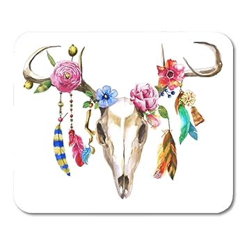 Amazon Com Semtomn Gaming Mouse Pad Colorful Boho Watercolor