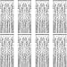 Sumind 8 Pack Foil Curtains Fringe Curtains Tinsel Backdrop Metallic Curtains for Birthday Wedding Party Photo Booth Decorations (Silver)