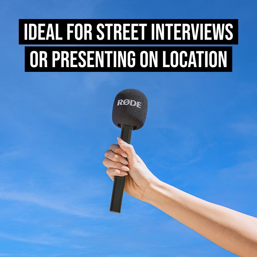 RØDE Interview GO Handheld Adaptor Wireless Microphones (Black)