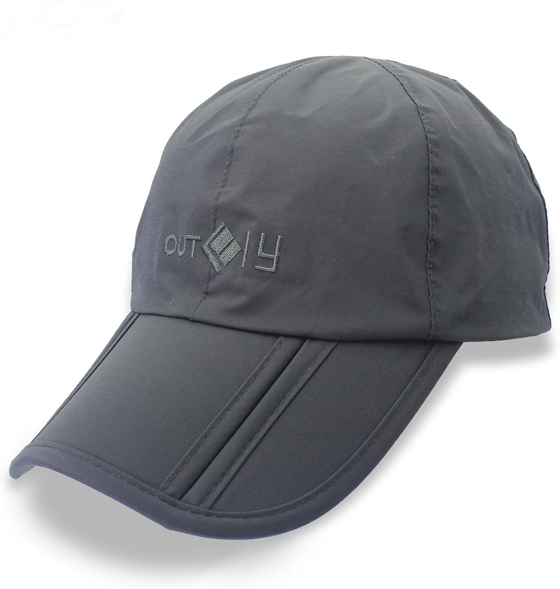 [Lovechic] キャップ 防水 折り畳み 帽子 メンズ レディース 撥水 アウトドア 折りたたみキャップ （B-ダックグレー）
