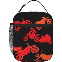 ALIFAFA Motocross Motorcycle Backpack - Dirt Bike Design School Bag For Teens & Adults, Black - View #10