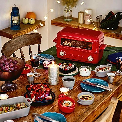 安心の実績 高価 買取 強化中 Bruno ブルーノ トースター グリル 2枚焼き Red Boe033 Rd レッド 魚焼き 赤