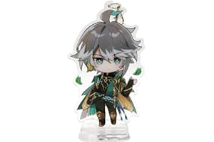 YJacuing Genshin Impact Cute Acrylic Keychain Figure