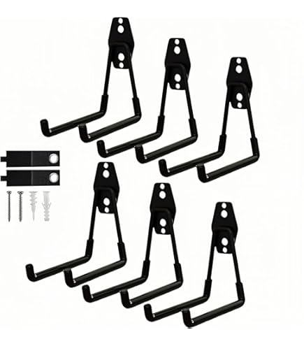 Amazon.com: Wall Mount Heavy Duty Garage Hooks (4-Pack) – Wall