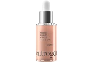 Neutrogena Healthy Skin Radiant Booster Primer & Serum, Skin-Evening Serum-to-Primer with Peptides & Pearl Pigments, Evens the Look of Skin's Tone & Smooths Texture, 1.0 fl. oz