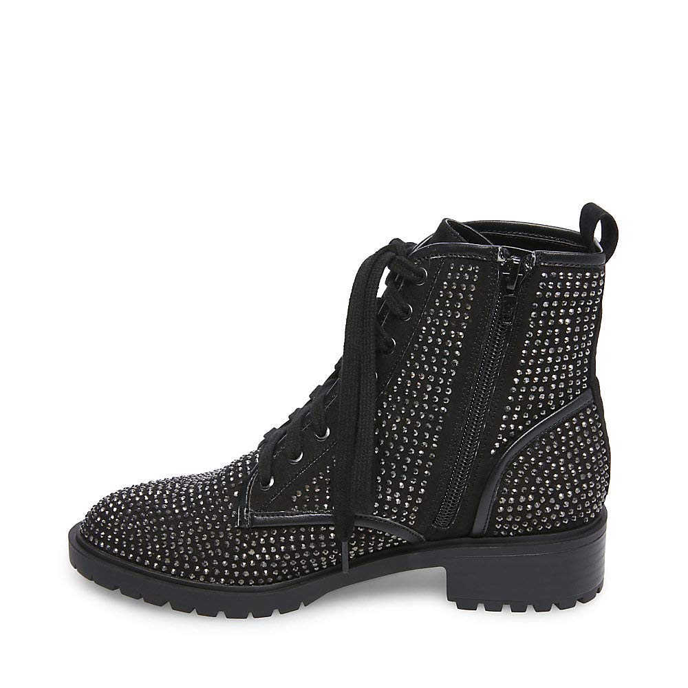 kirra rhinestone combat boots