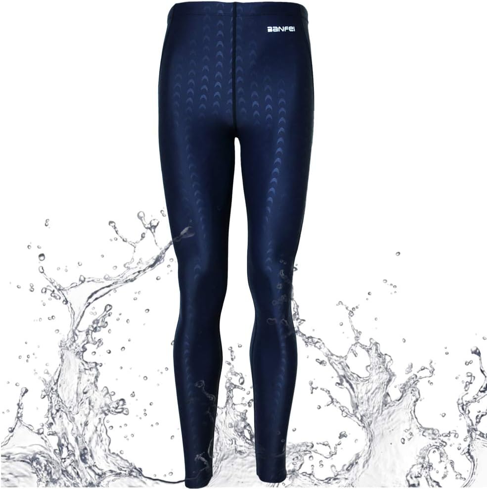VANPIE Unisex Rash Guard Pants Long Swim Leggings UV Protective Basic Pants Swimwear Wetsuit for Scuba Diving Canoeing