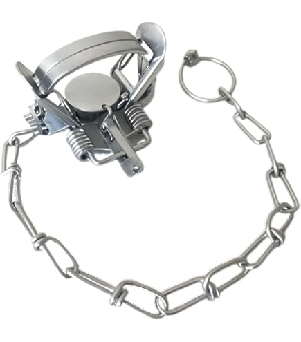 Heavy Duty Raccoon & Small Animal Trap - Spring-Activated Cage With Stakes, Dog-Proof