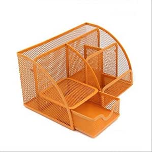 Caja de almacenamiento de hierro, suministros de oficina, soporte de
