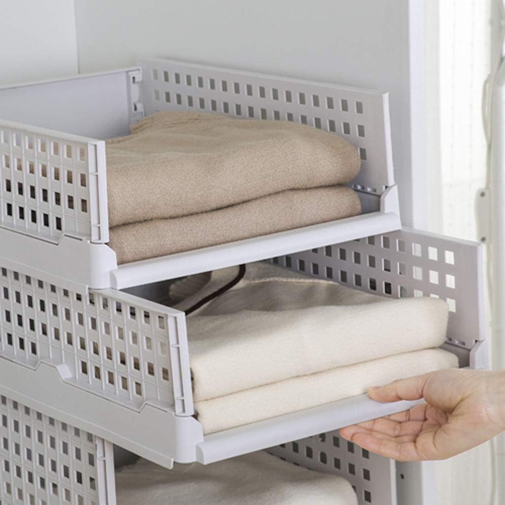 FacaiNICE Large Wardrobe Organizer Pull Out Drawer Bins,Wardrobe Holder