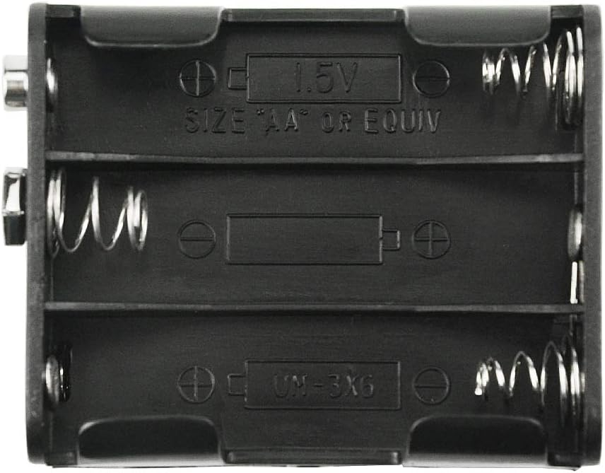 WMYCONGCONG 5 Pack 6 x 1.5V AA Battery Holder with Standard Snap Connector and Hard Plastic Housing I Type Wire (6AA) - Image 5