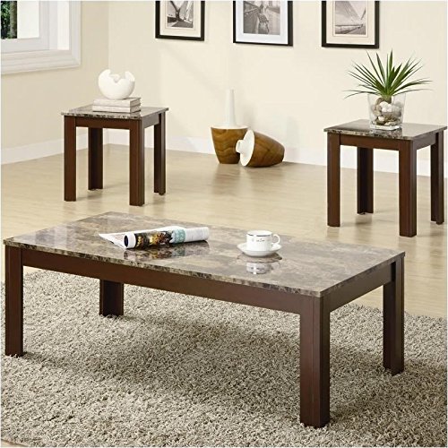 Coaster fine furniture 700395 3-piece coffee table and …