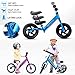 BELEEV Balance Bike(4.3 lbs) Aluminum Alloy, No Pedal Toddler Bike, Adjustable Handlebar and Seat, 110lbs Capacity for Kids Age 18 Months to 5 Year Old (Blue)