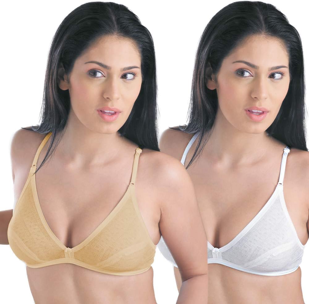 Sonari Cardian Women's Non Padded Bra Pack of 2