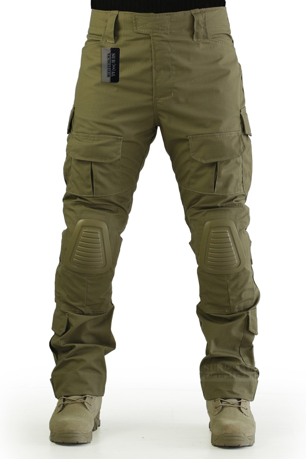 Galleon - ZAPT Tactical Pants With Knee Pads Airsoft Camping Hiking ...