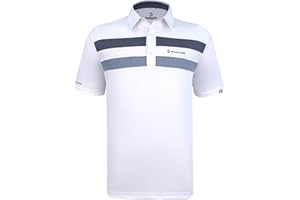 SAVALINO Men's Polo Shirts Material Wicks Sweat & Dries Fast, Size S-5XL…