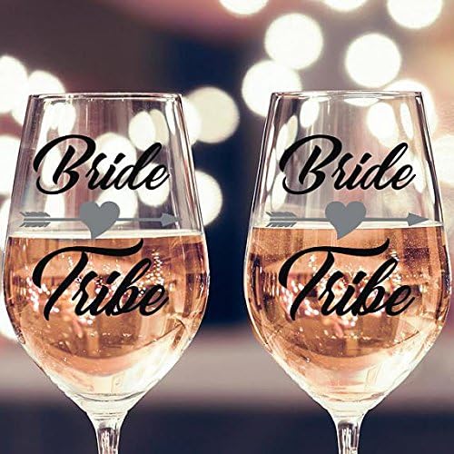 Bride Tribe Decal, Bridesmaid Decal, Bride Decals, Bride Tribe Cup Decal, Bride Tribe Sticker, Bachelorette Party Decal, Wedding Decals,