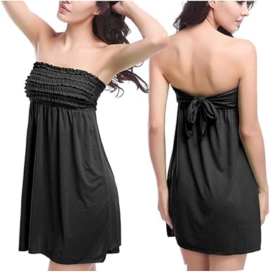black cotton summer dress