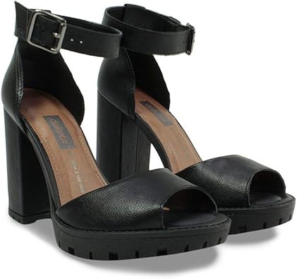 sandalia tratorada preta dakota