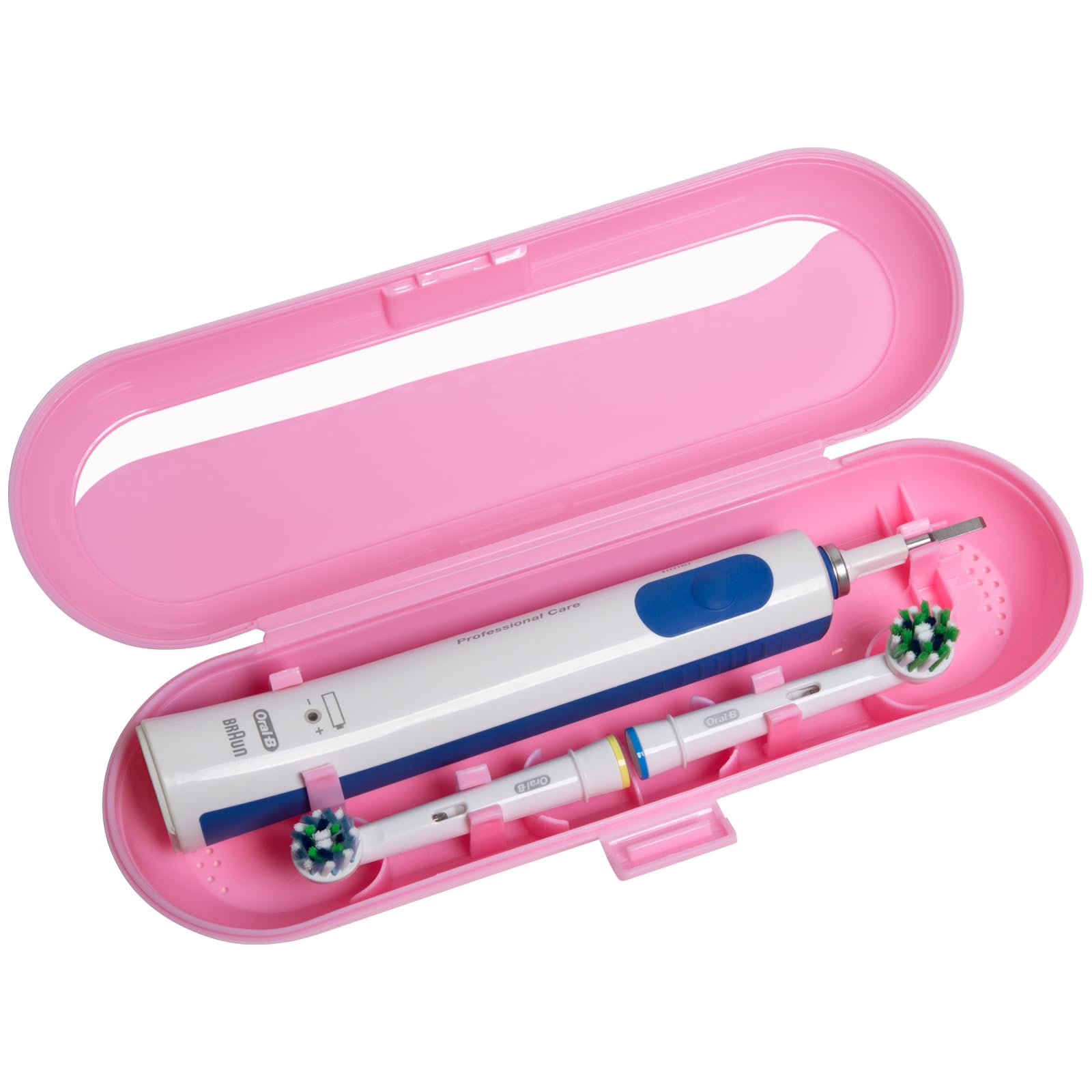 seplouis Electric Toothbrush Travel Case for Oral B & Philips Sonicare, Pink