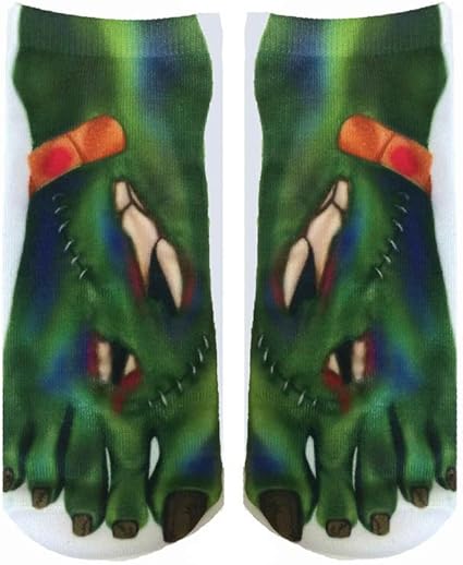 Amazon リビングロイヤル Living Royal レディース靴下 モンスター柄 Monster Ankle Socks 並行輸入品 靴下 通販