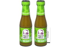 Taco Bell Verde Sauce (2 Pack) 7.5oz, With Deal Dave Card
