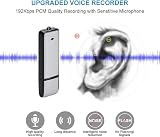 Podazz 8G Mini Digital Voice Recorder USB Rechargeable Metal Case view 4